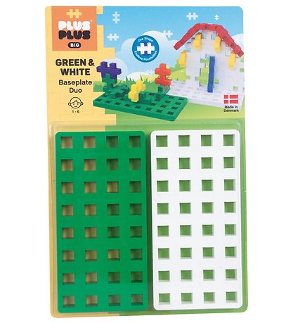 Plus-Plus BIG - Baseplate Duo - Grün/Weiß