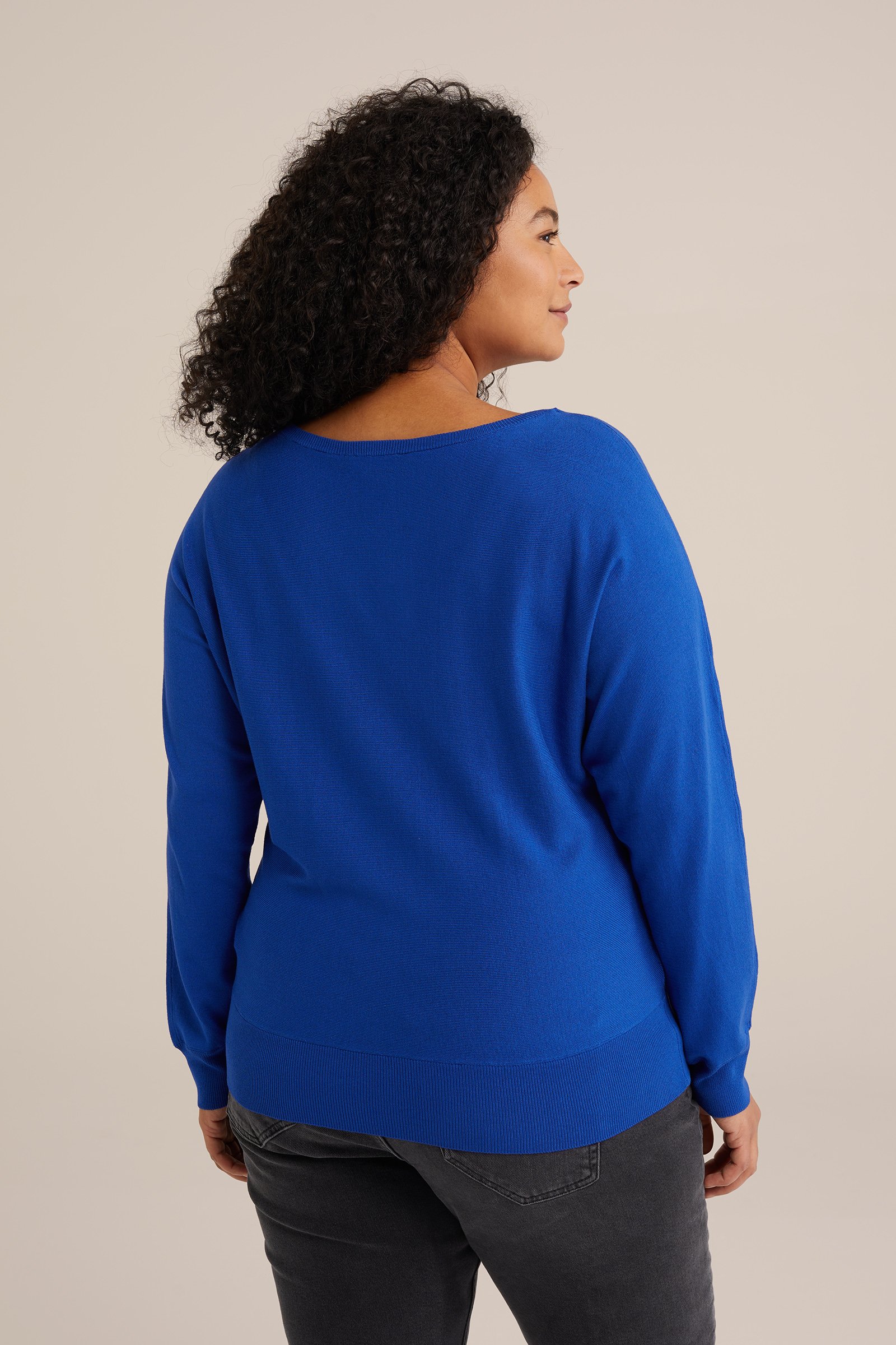 trui - Curve WE Fashion Kobaltblauw