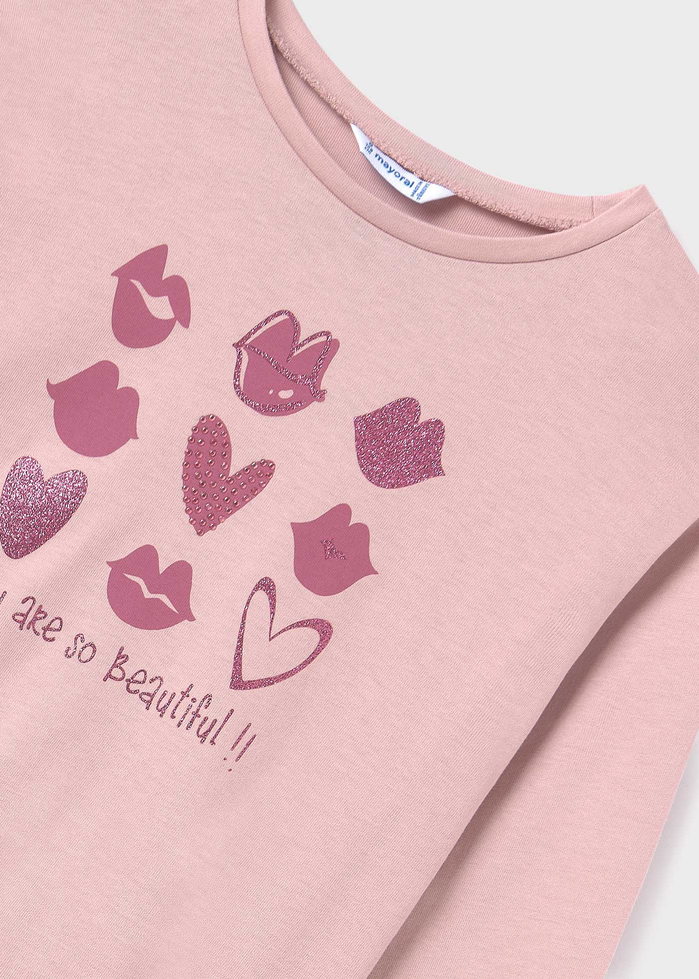 Camiseta estampada Better Cotton para meninas