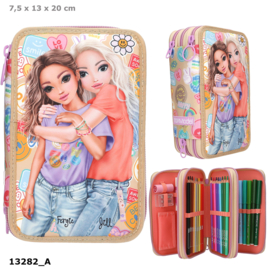 TOPModel 3-vaks etui GIRL POWER