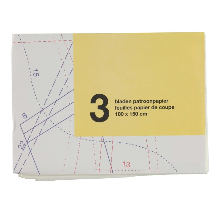 Veritas-Set van 3 bladen patroonpapier 100x150cm
