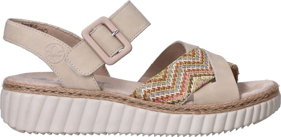 Rieker Sandalen met sleehak 69269