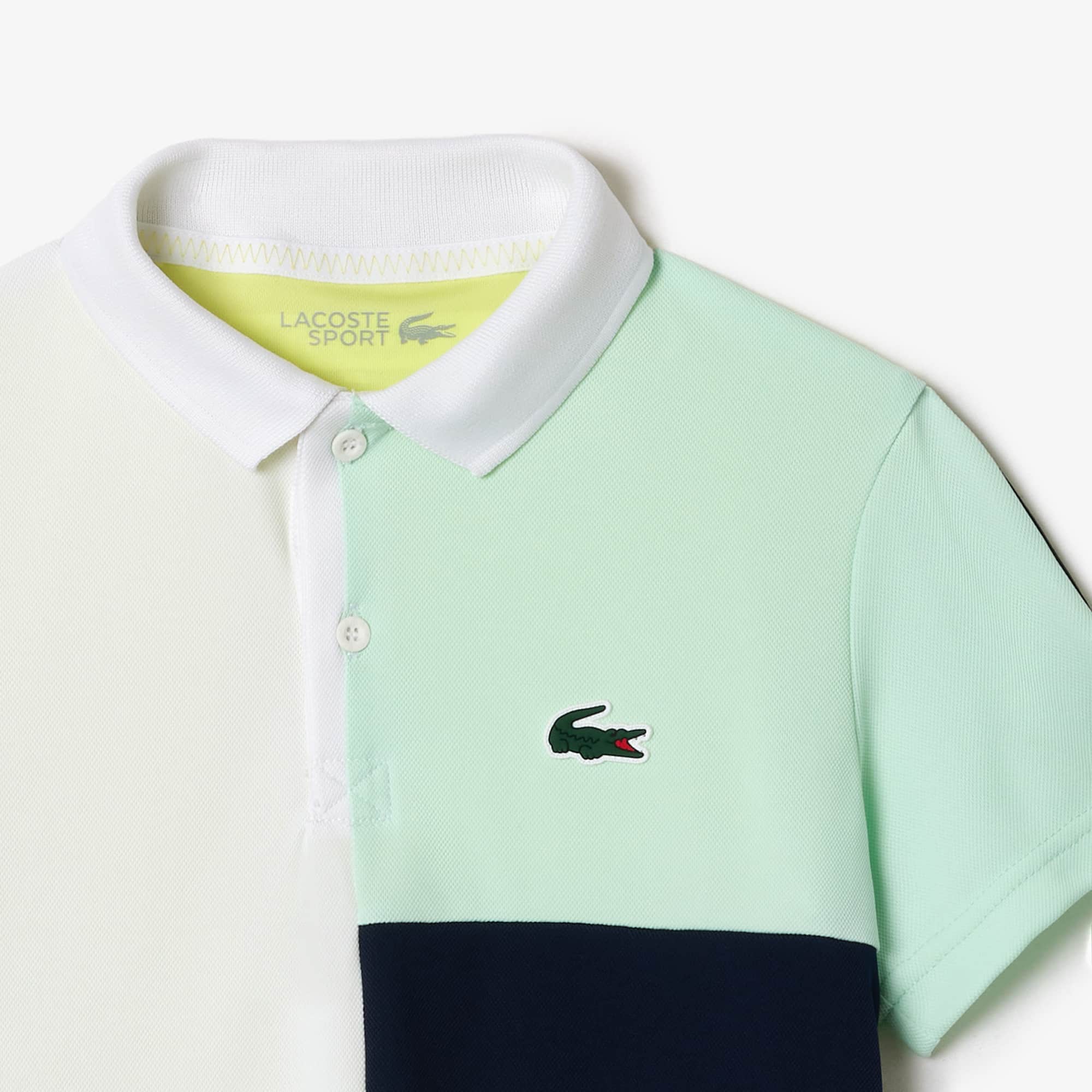 Polo Tennis en maille piquée recyclée Polos - Blanc - Lacoste - Garçon