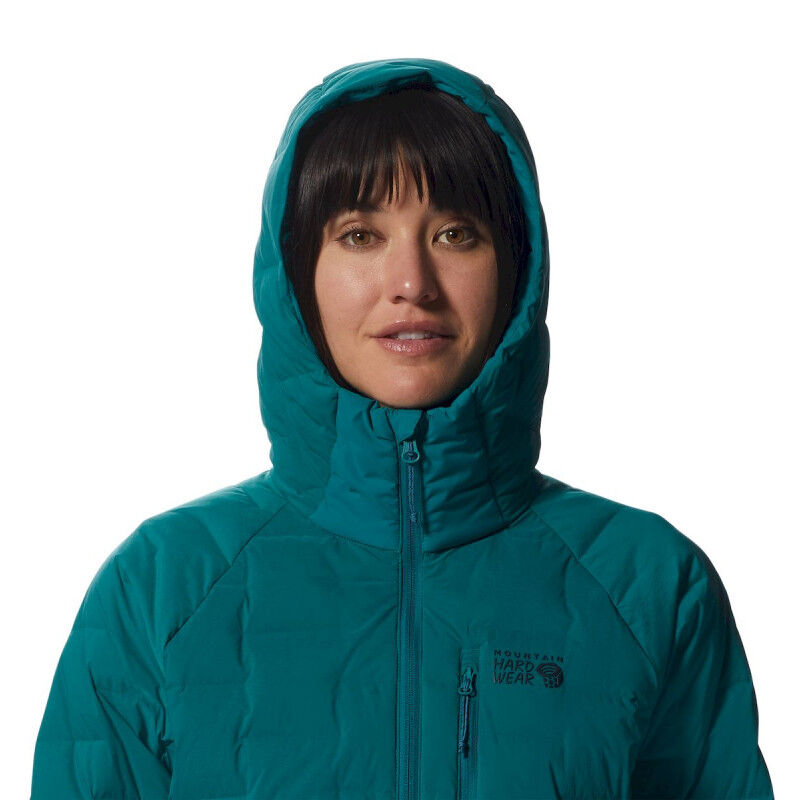 Stretch Down Hooded Jacket - Doudoune femme