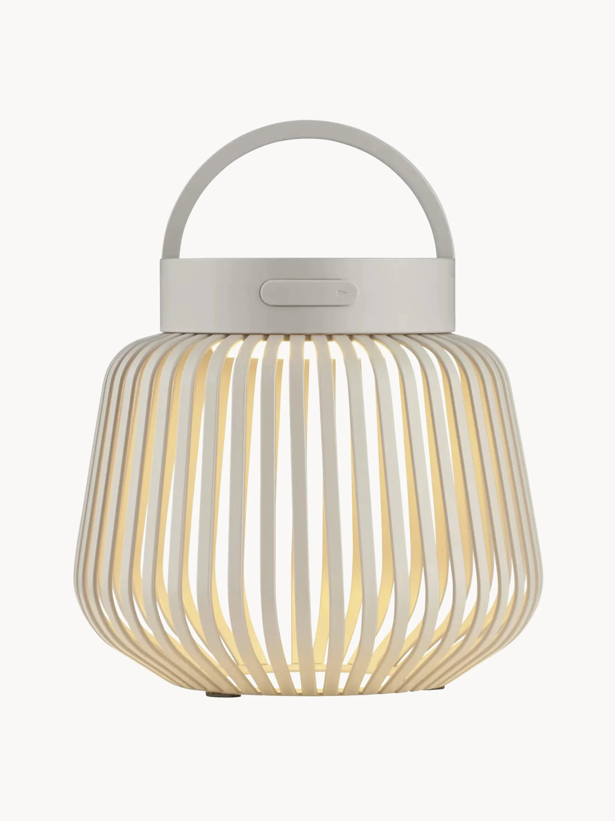 Draagbare outdoor LED-tafellamp Lito, H 12 cm