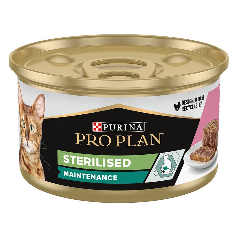 PURINA PRO PLAN Sterilised Maintenance, thon, saumon