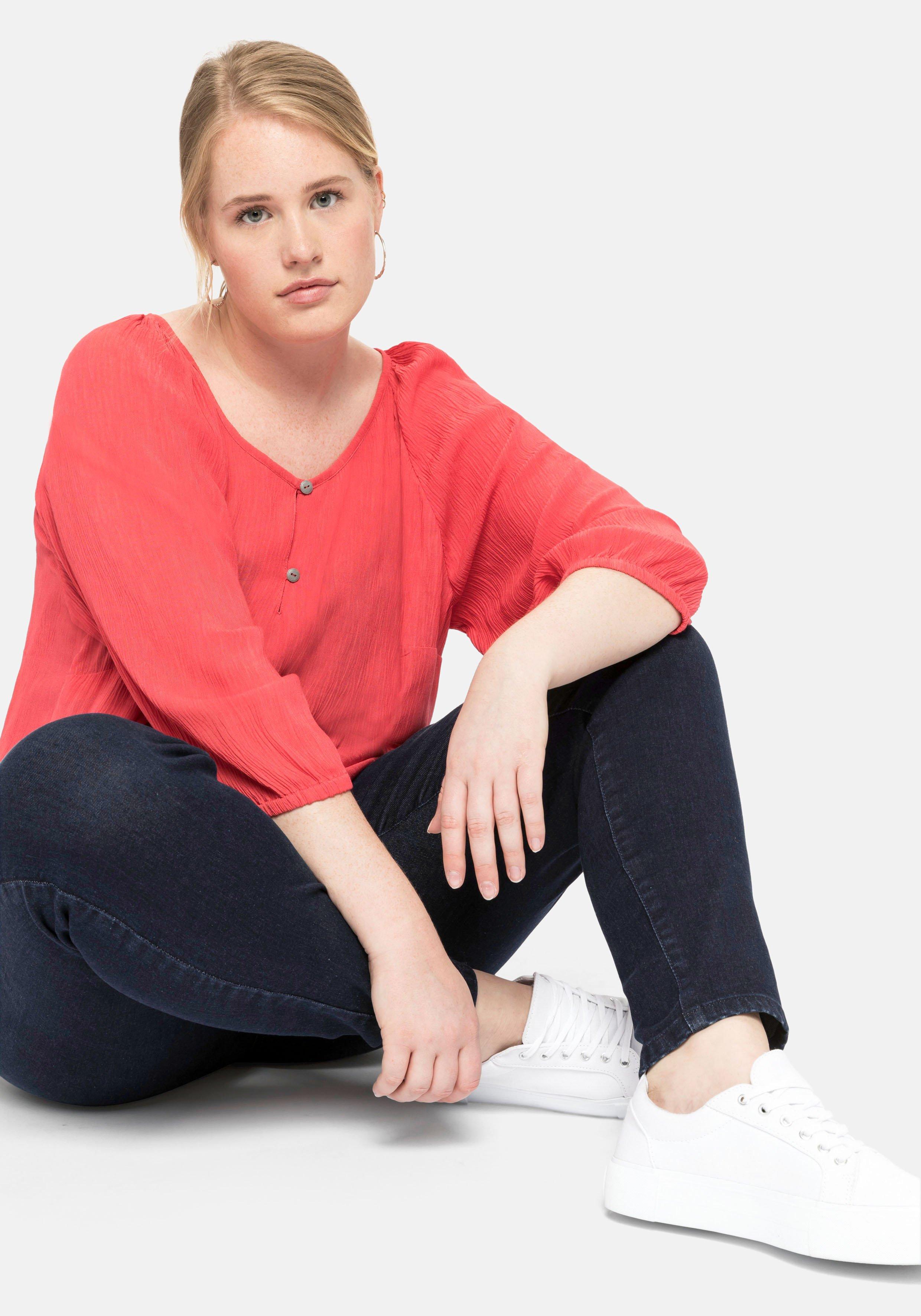 Skinny Jeans mit Gummibund und Push-up-Effekt