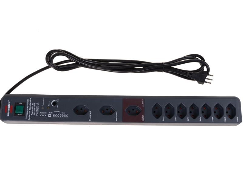 Brennenstuhl Master-Slave-Steckdosenleiste Secure-Tec 10x T Automatik-Steckdosenleiste, anthrazit
