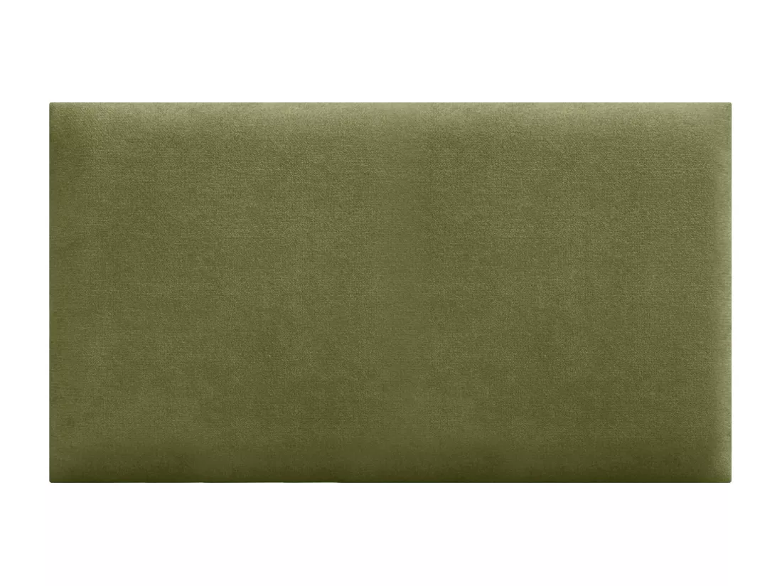 DHOME Lot de 1 Panneaux muraux en tissu auto-adhésifs Panneaux muraux absorbants acoustiques Protection contre les chocs (Vert, 50x40cm, x1)