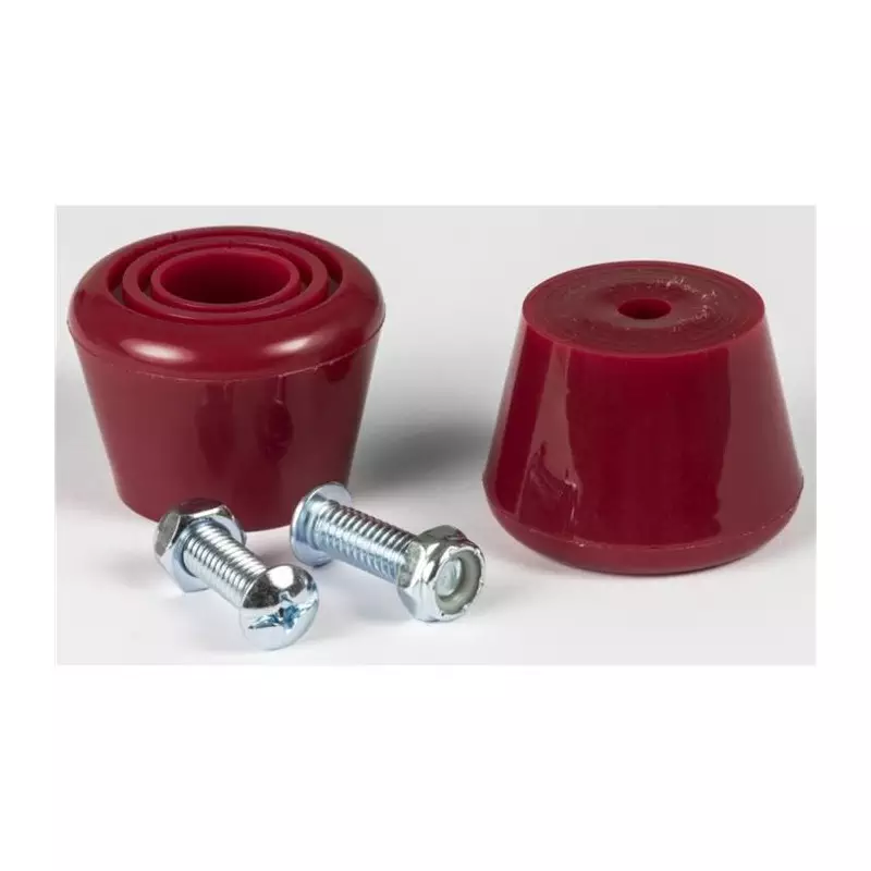 Toe stop roller CHAYA Toe Stopper Melrose Set red