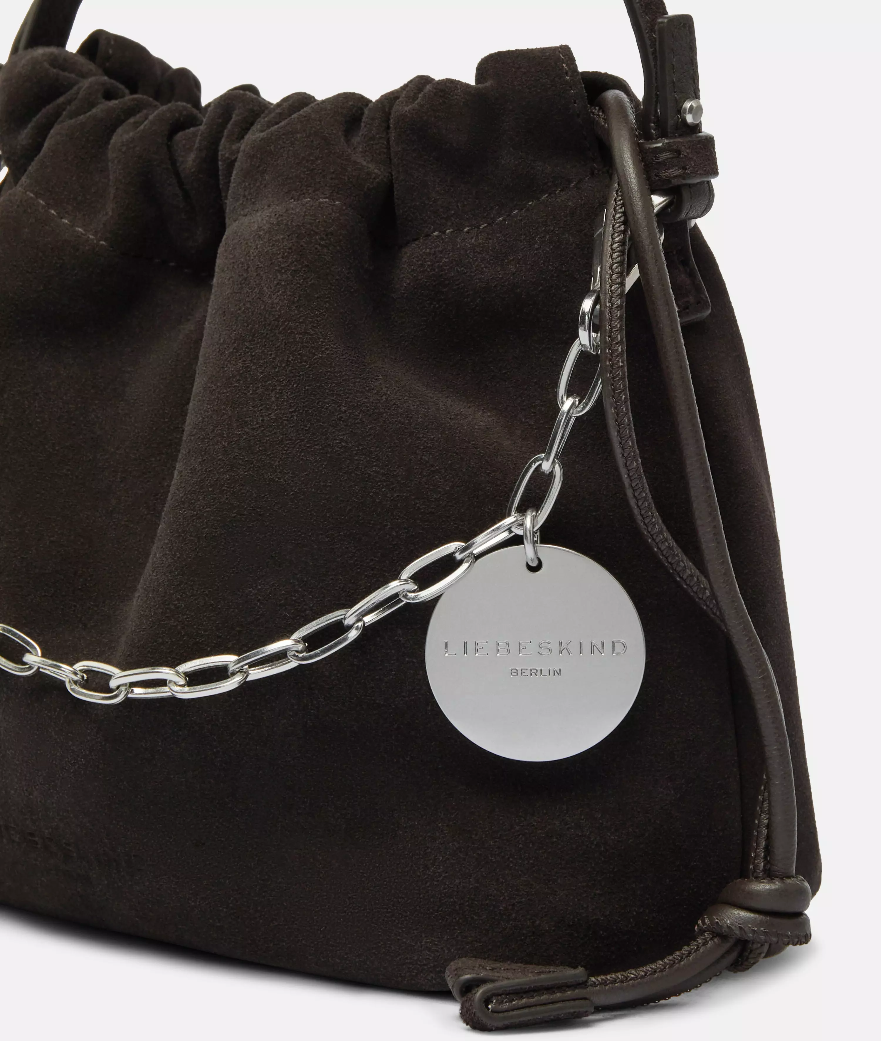 Lya II Hobo S Handy pouch bag made from soft suede