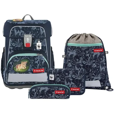 Step by Step Schulranzen-Set Cloud WWF „Little Lion“, 5-teilig