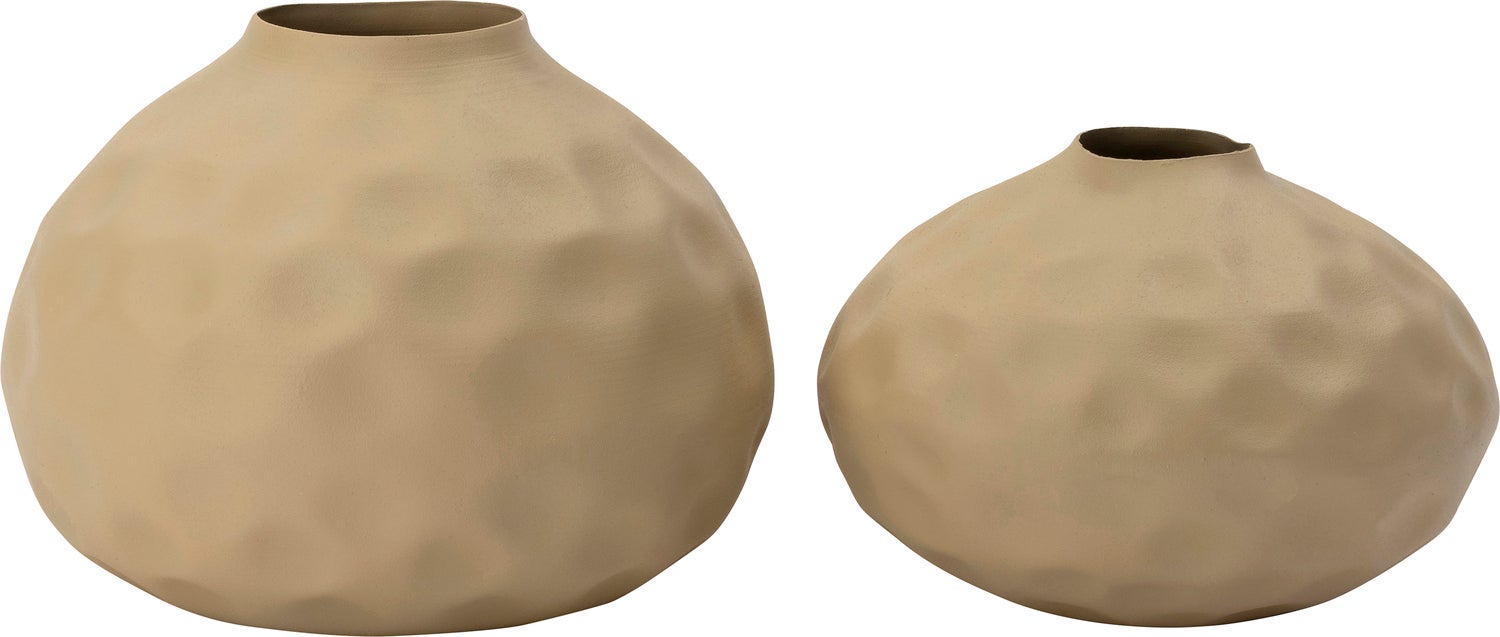 Intratuin vaas Raff beige D 23 H 19 cm