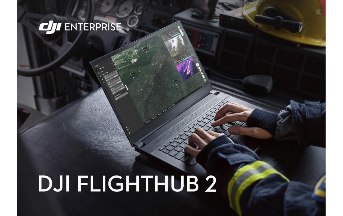 Software FlightHub 2 Professional Version 12 Monate<br>Cloud-basierte Plattform zur Verwaltung von Drohneneinsätzen
