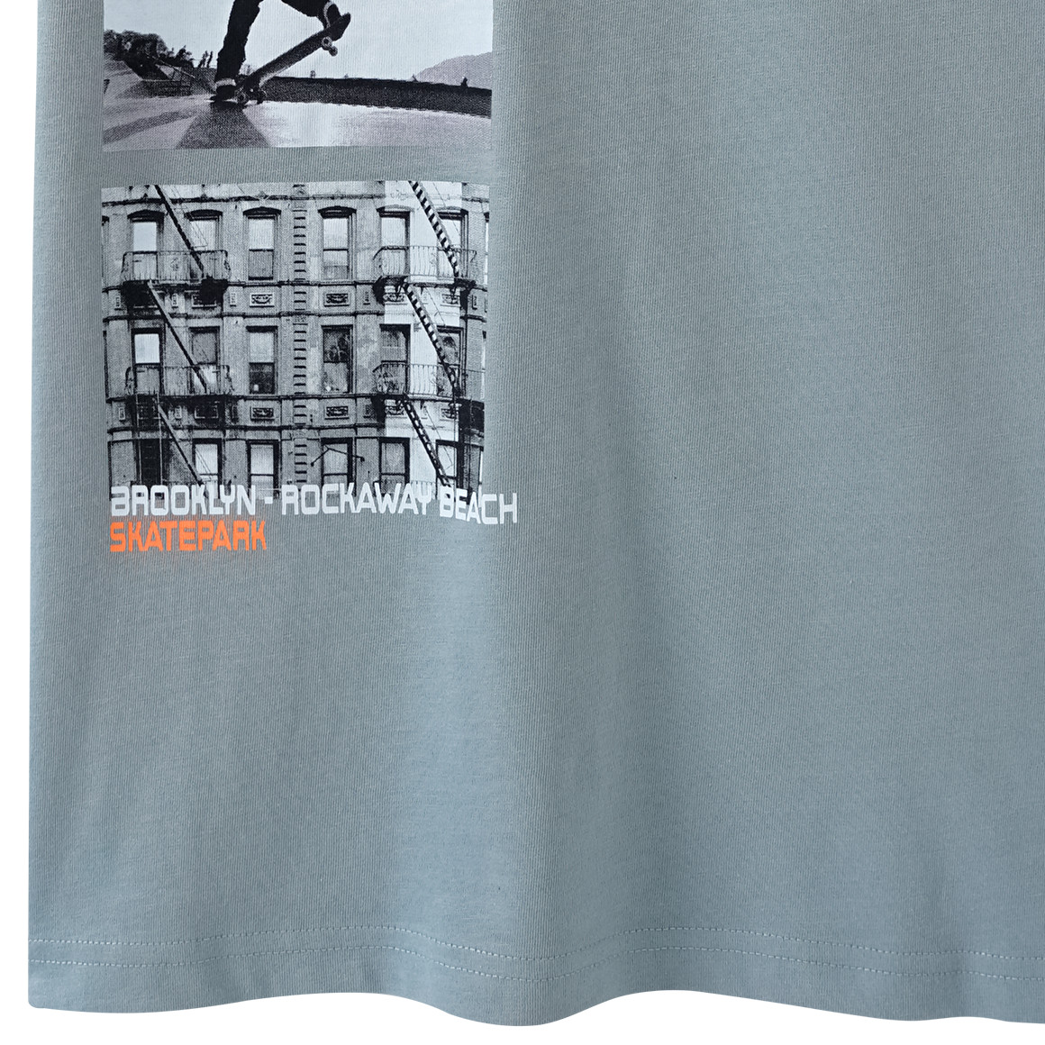 Beatwear Jungen T-Shirt mit Prints blaugrau