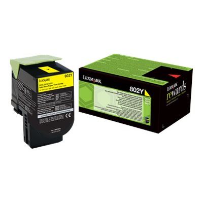 Lexmark 802 - jaune - cartouche laser d'origine