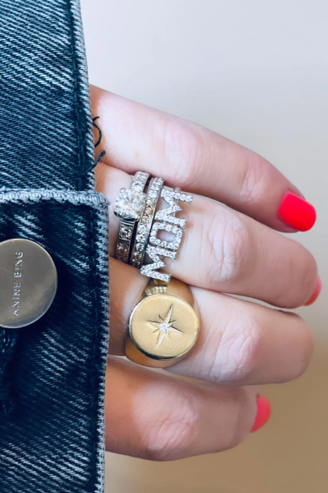 EMM Copenhagen MOM Ring BLING