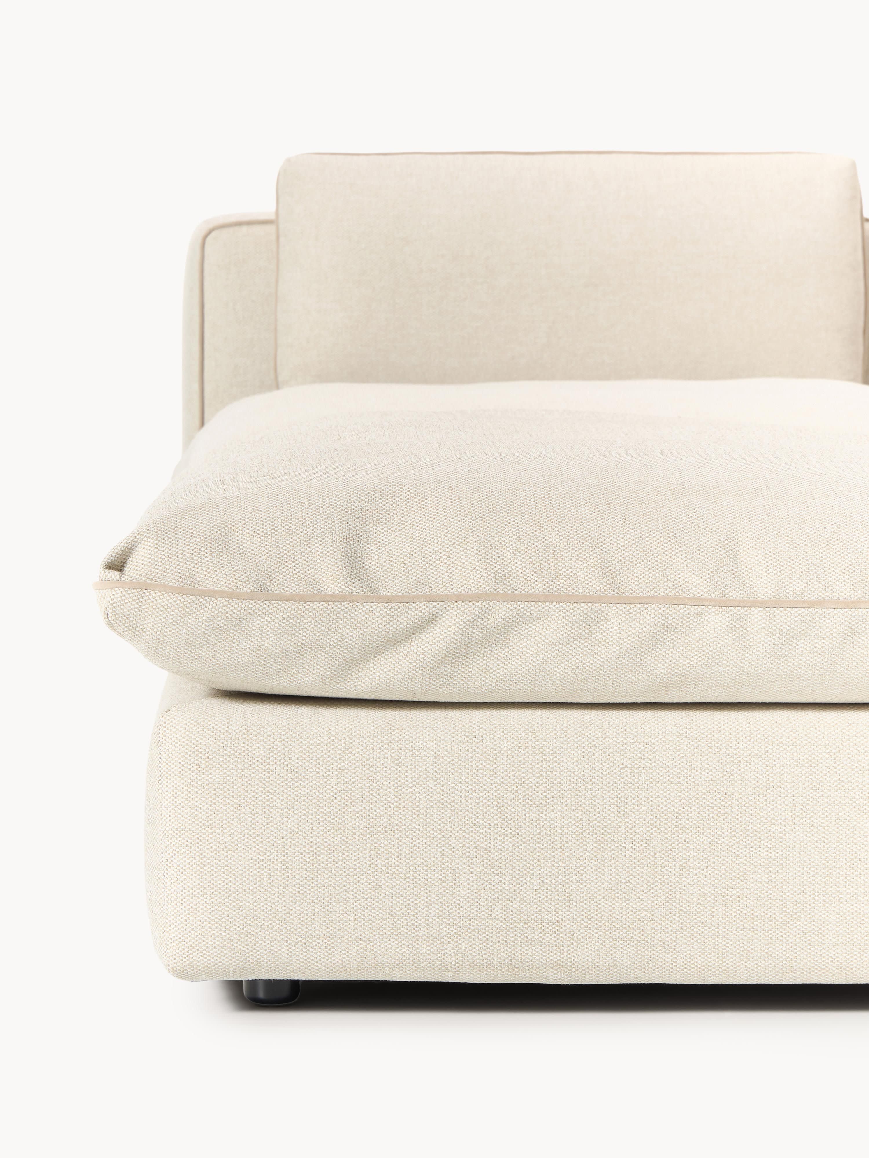 Modulaire XL bank Felix met poef (links/rechts)