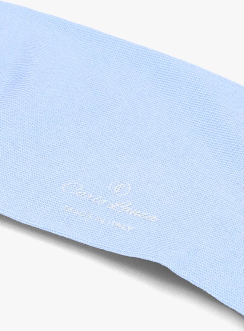 blauwe carlo lanza sokken 100 classico