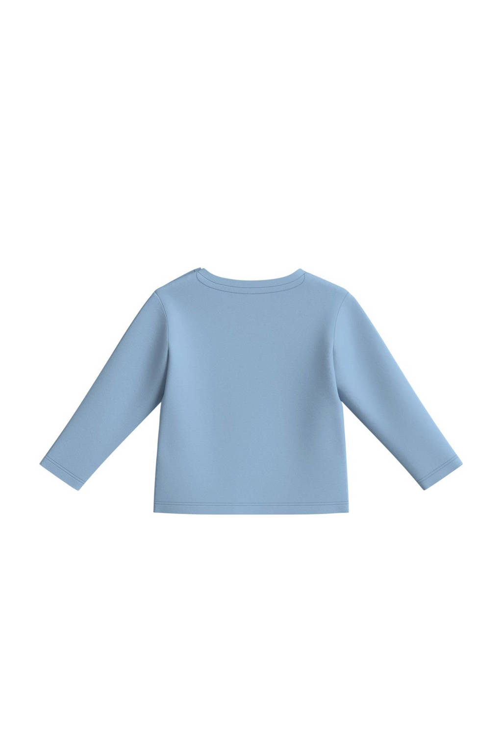 s.Oliver baby longsleeve met printopdruk lichtblauw