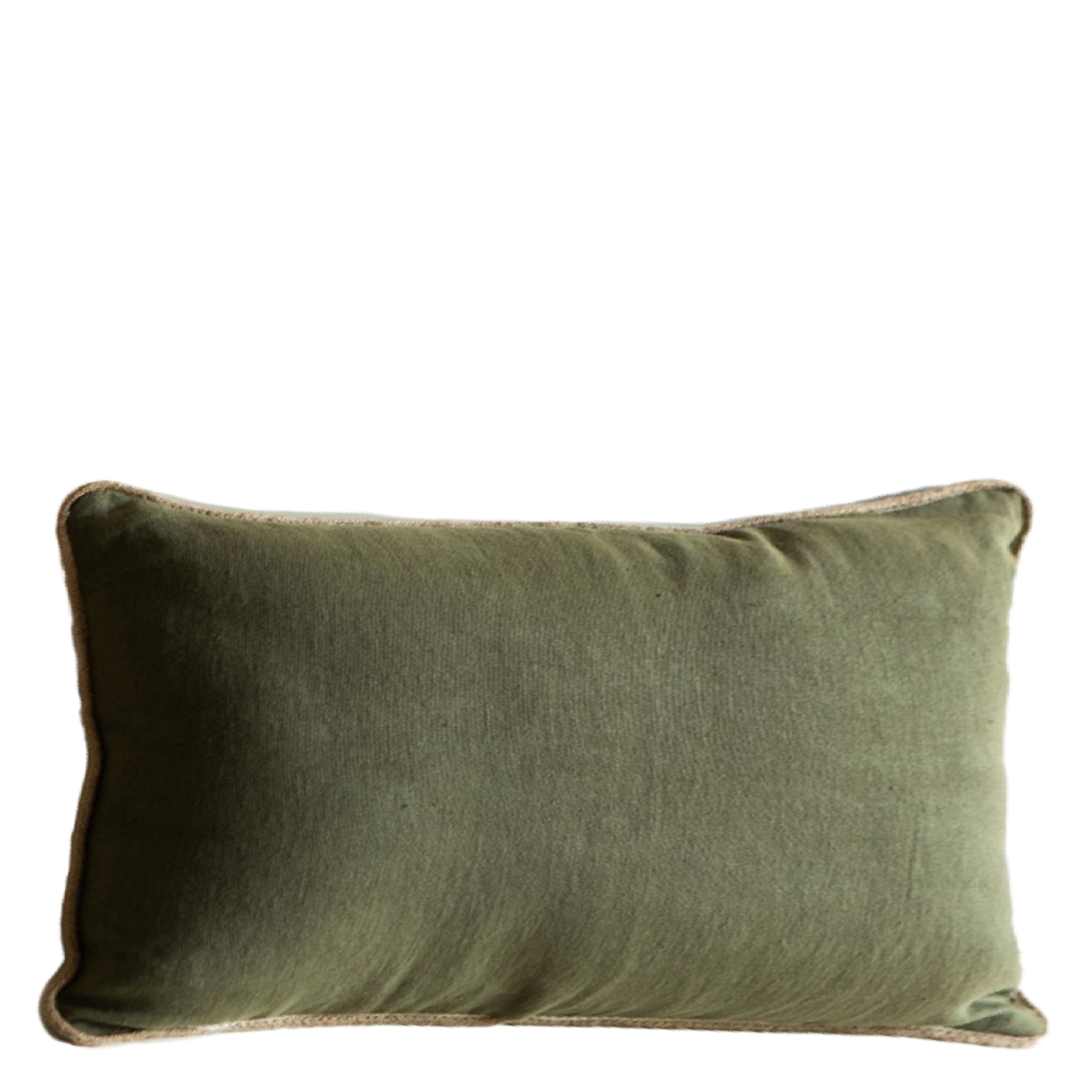 SALVADOR - Coussin 40x65 cm en lin| Kaki