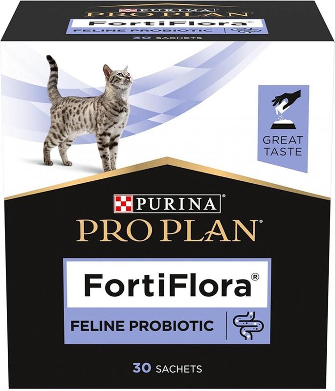 Purina Pro Plan - Fortiflora Feline Probiotic - Prebiotisch Voer - 30 Zakjes