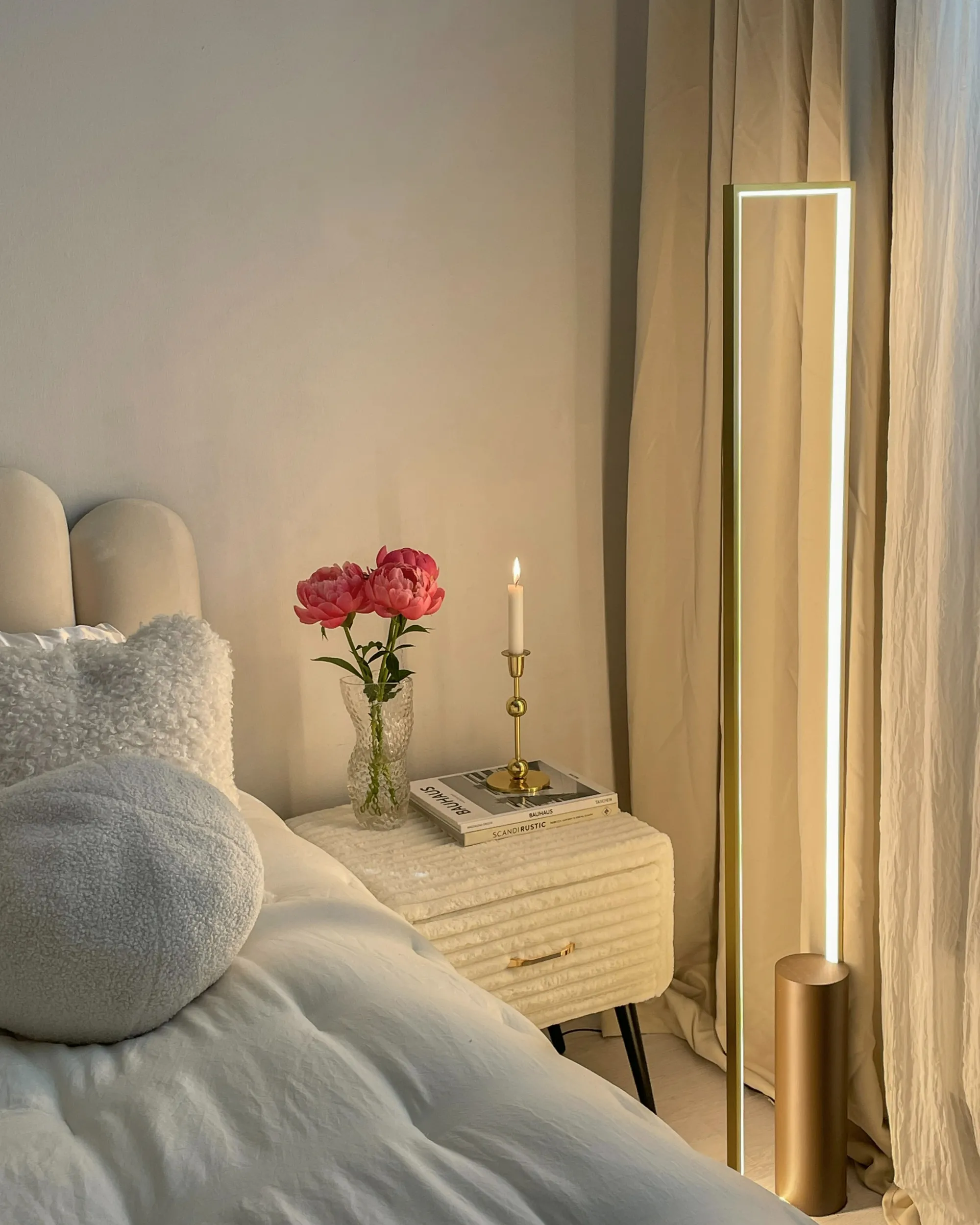 LED staande lamp PATRICIO Metaal Goud