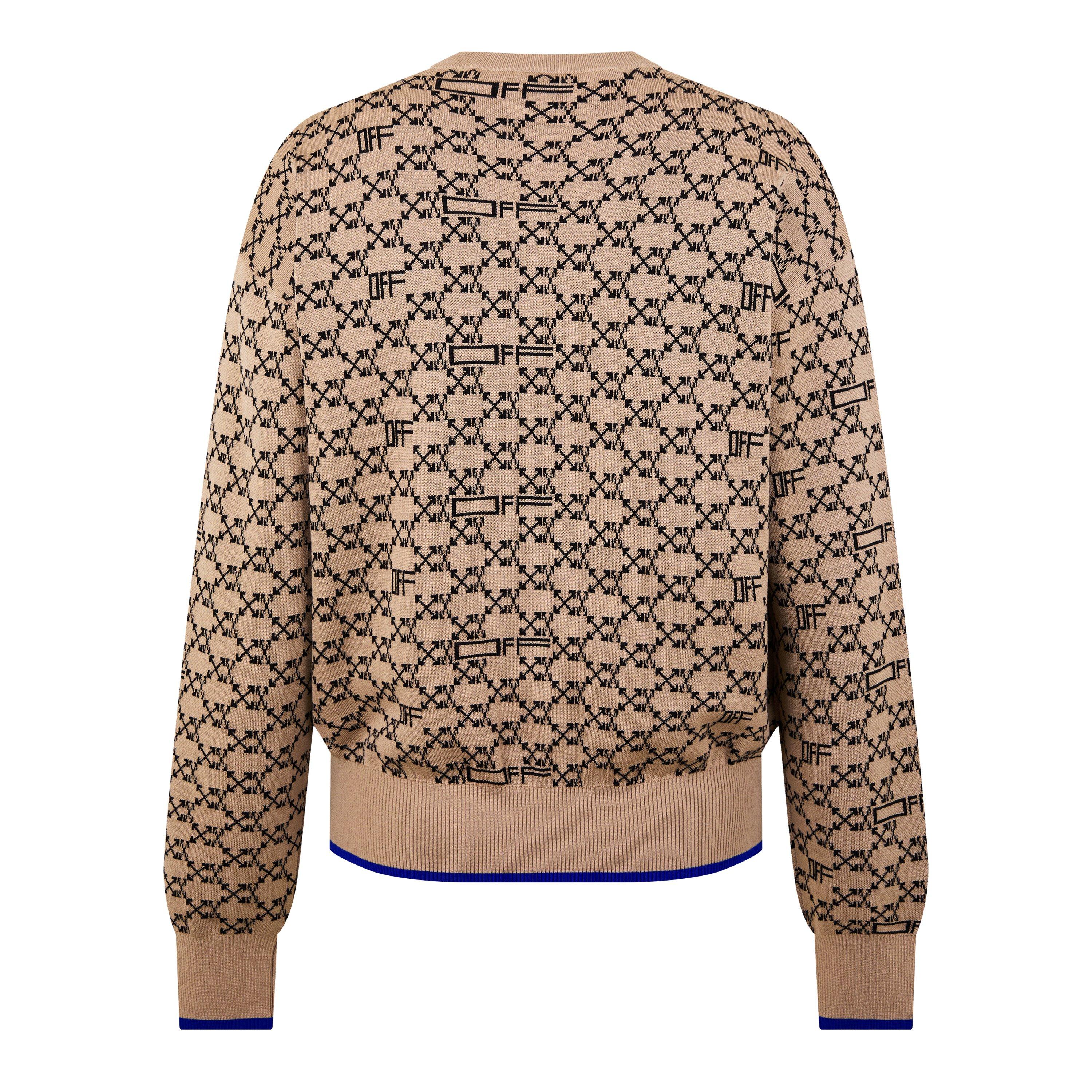 Off White All-Over Monogram Jumper