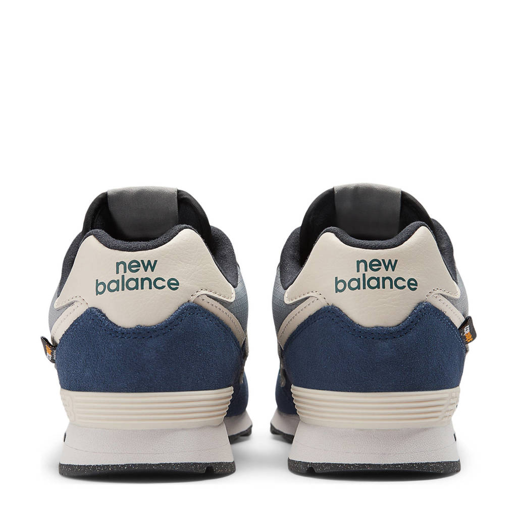 New Balance 574sneakers blauw/ecru/petrol