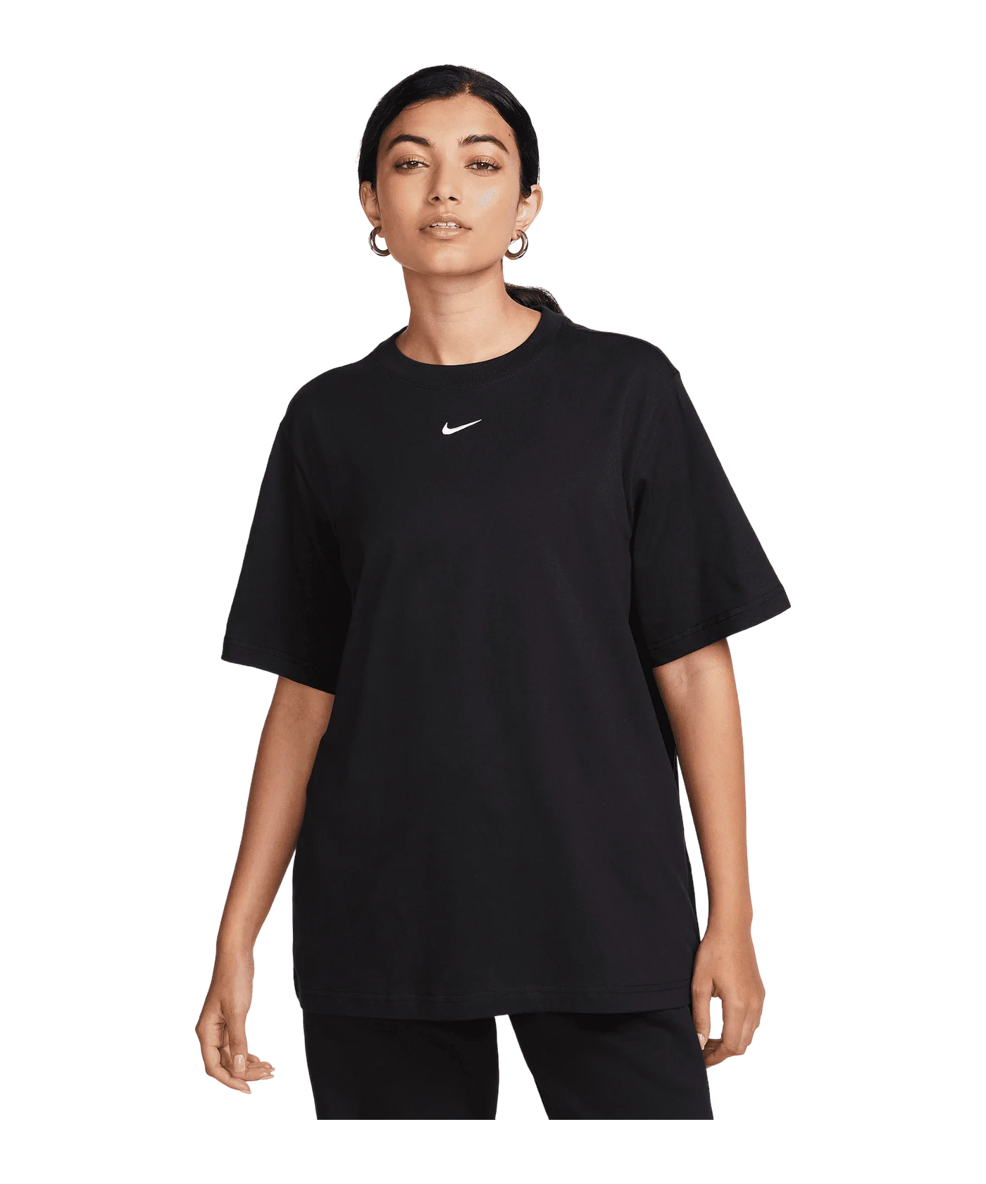 Nike T-Shirt Damen Schwarz F010