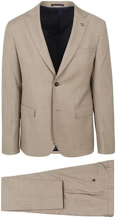 Suitable Strato Toulon Kostuum Wol Beige SPE241028TO12ST-820 kopen