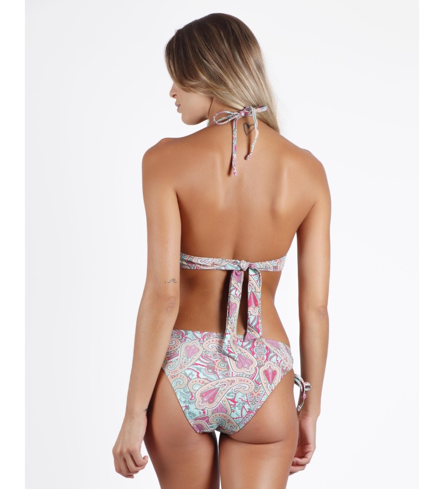 Admas Biquíni Halter Cashmire multicolorido