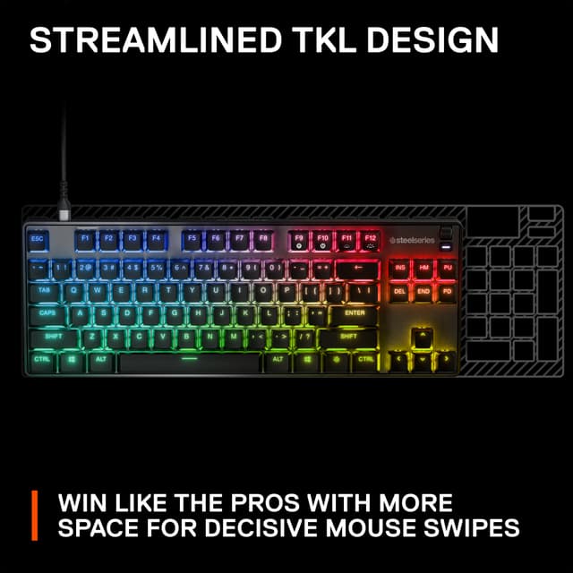 SteelSeries Apex 9 TKL gaming-tastatur
