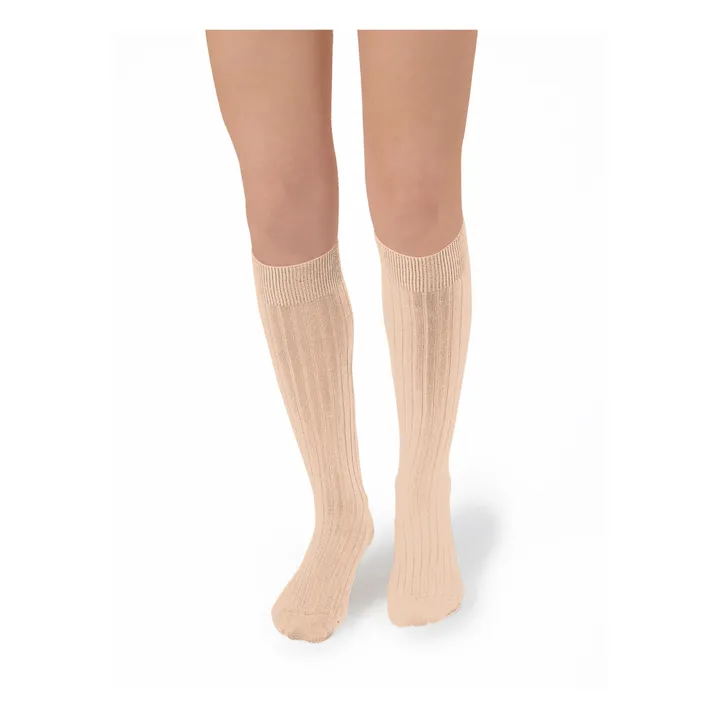 Collégien Chaussettes La Haute | Rose poudré