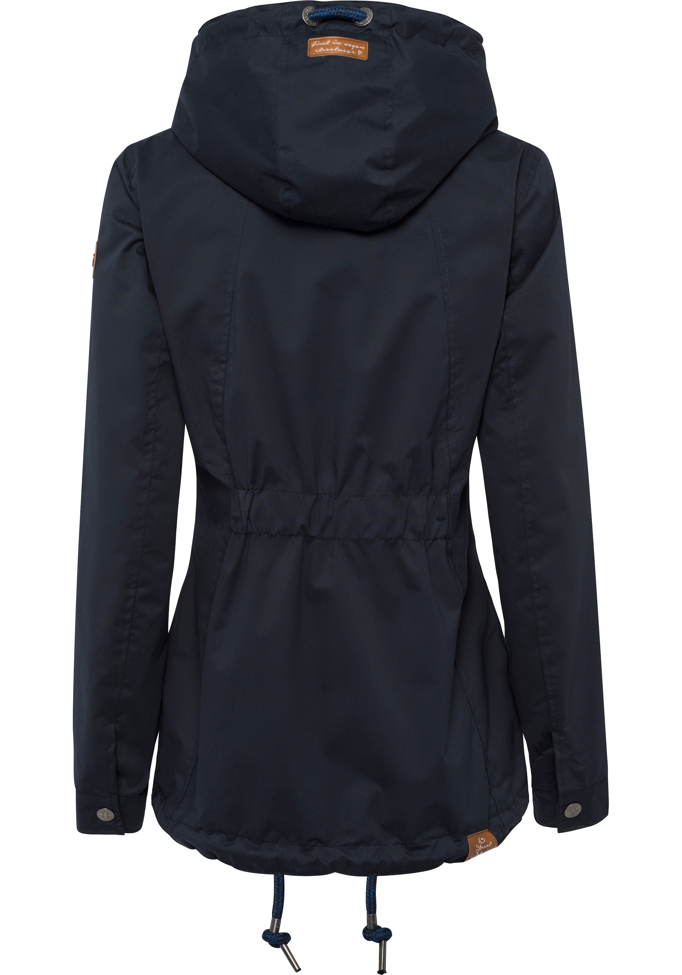 Ragwear Funktionsjacke »ZUZKA« mit Kapuze stylische Übergangs-Outdoor-Jacke Water repellent coating