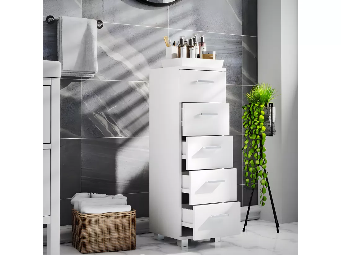 Meuble de salle de bains Tiroirs Commode Zalo M