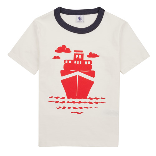 Petit Bateau - FOXY - Blanc / Marine / Rouge