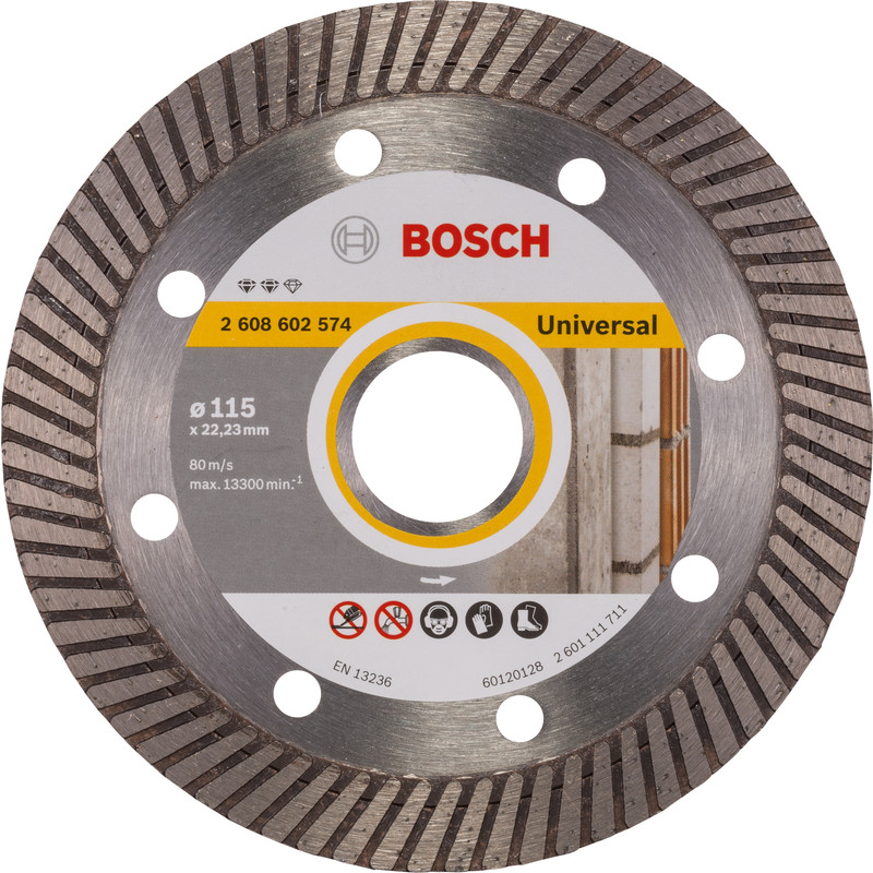 Bosch Expert for Universal Turbo diamantschijf universeel 115x22,2x2,0mm