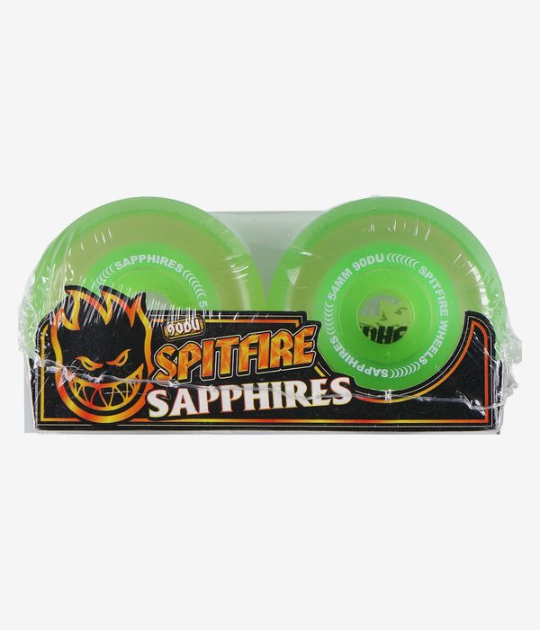 Spitfire Sapphire Rollen (neon green) 54 mm 90A 4er Pack