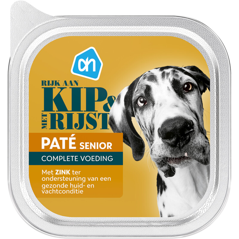 AH Paté senior rijk aan kip en rijst