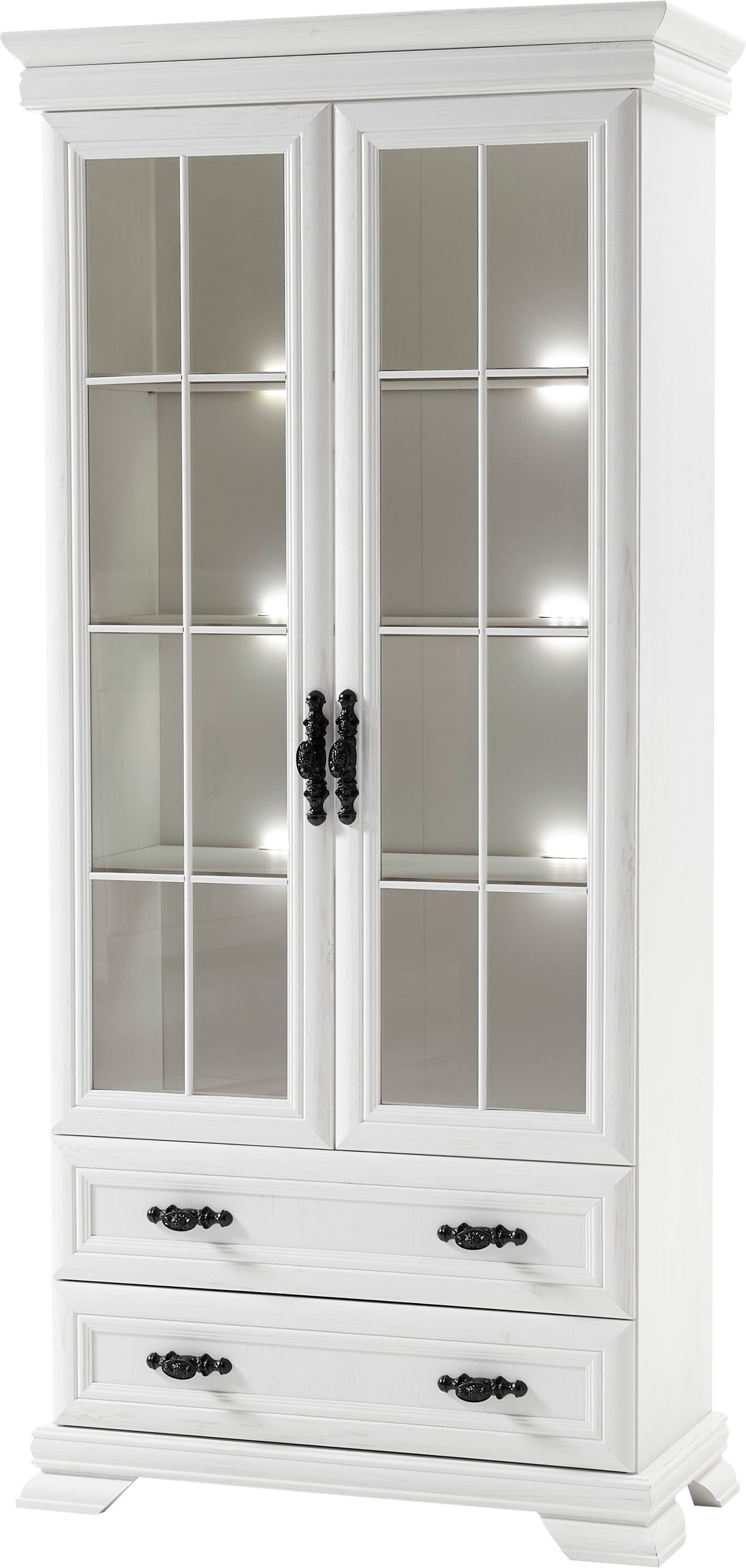 Home affaire Vitrine »Royal« Höhe ca. 192 cm, getönte Glasscheiben