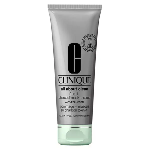 Clinique All About Clean 2 em 1 Esfoliante e Máscara de Carvão 100ml