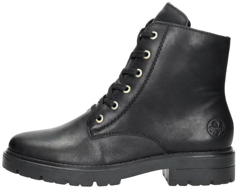 Rieker Veterschoenen Hoog zwart