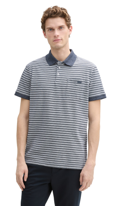 Tom Tailor blauwe heren polo