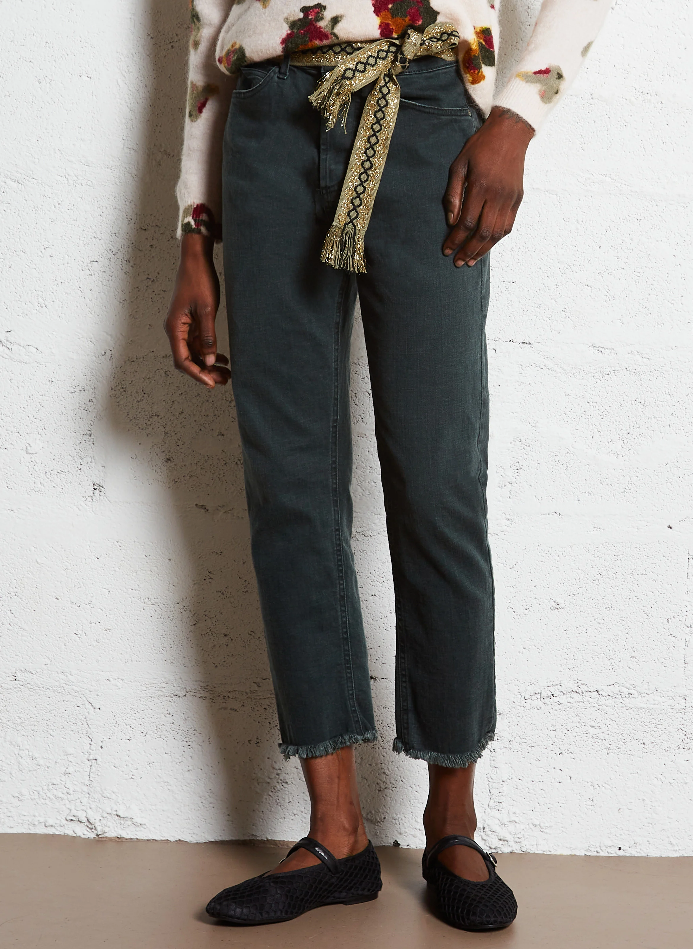 Jean slim| Vert