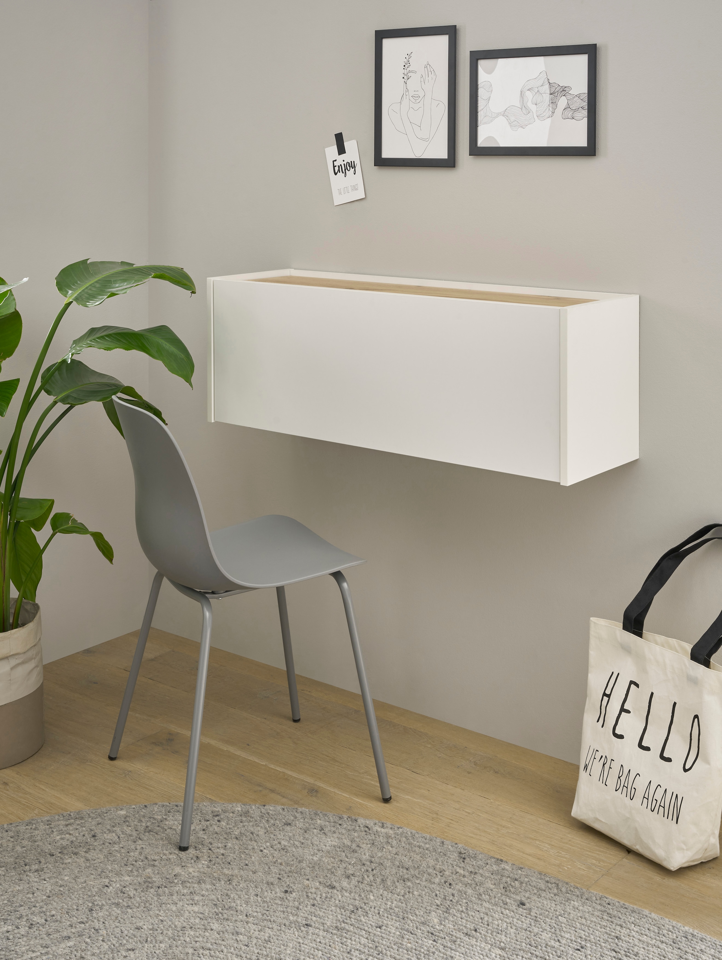 INOSIGN Wandsekretär »CiTY/GiRON« zeitlos modern, wohnliches Home Office, Breite 100 cm