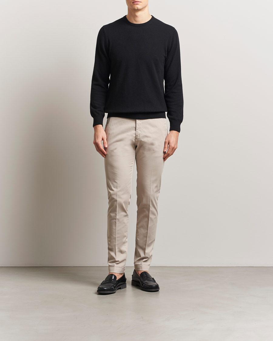 Briglia 1949 Slim Fit Cotton Chinos Beige