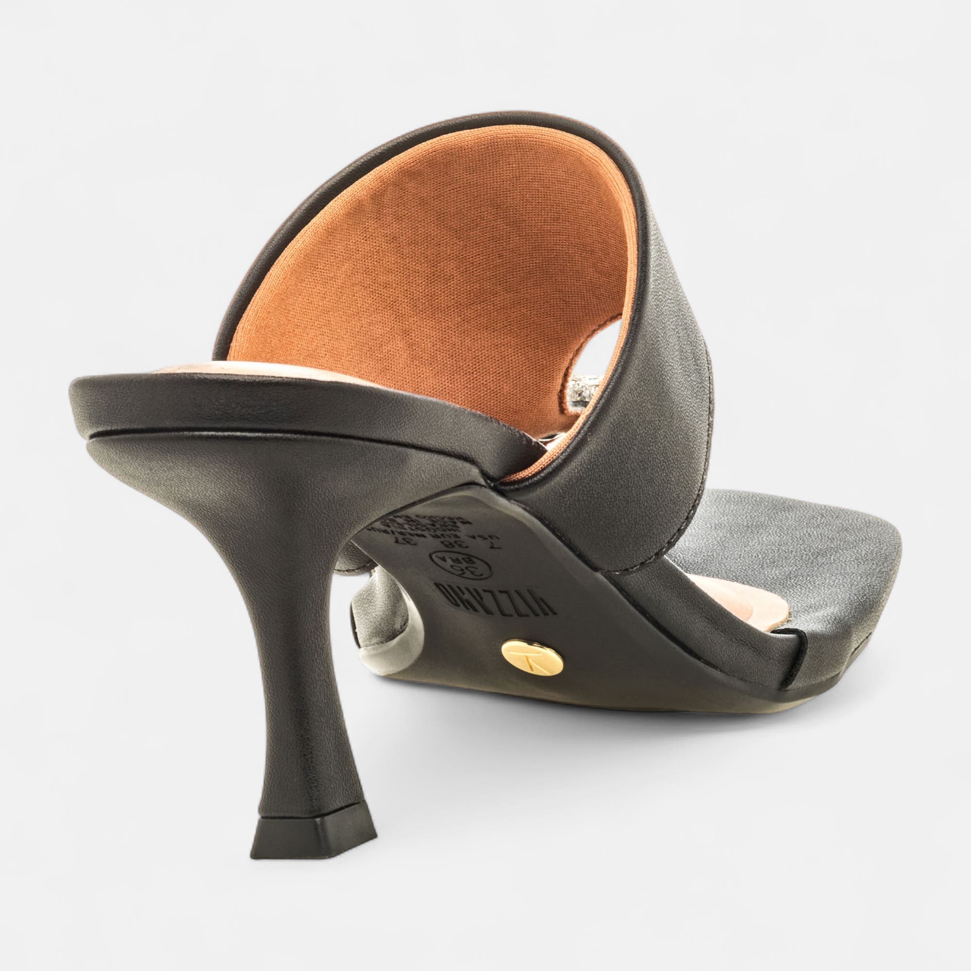 Nu-pieds à talon Femme noir