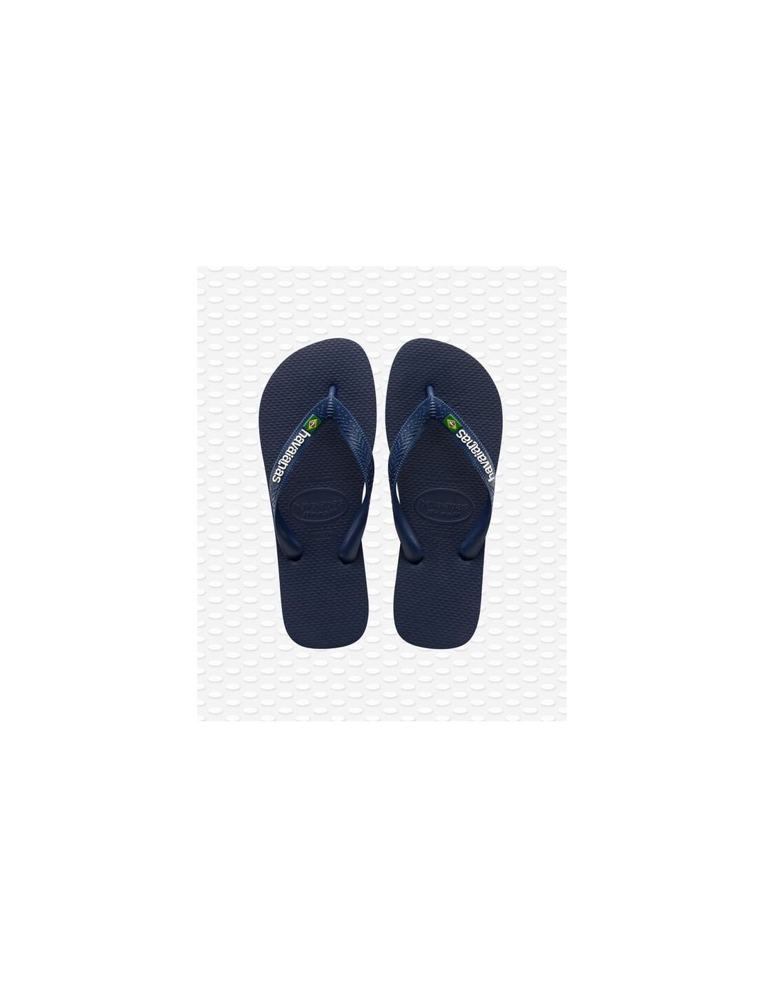 havaianas tongs enfant brasil logo bleu marine