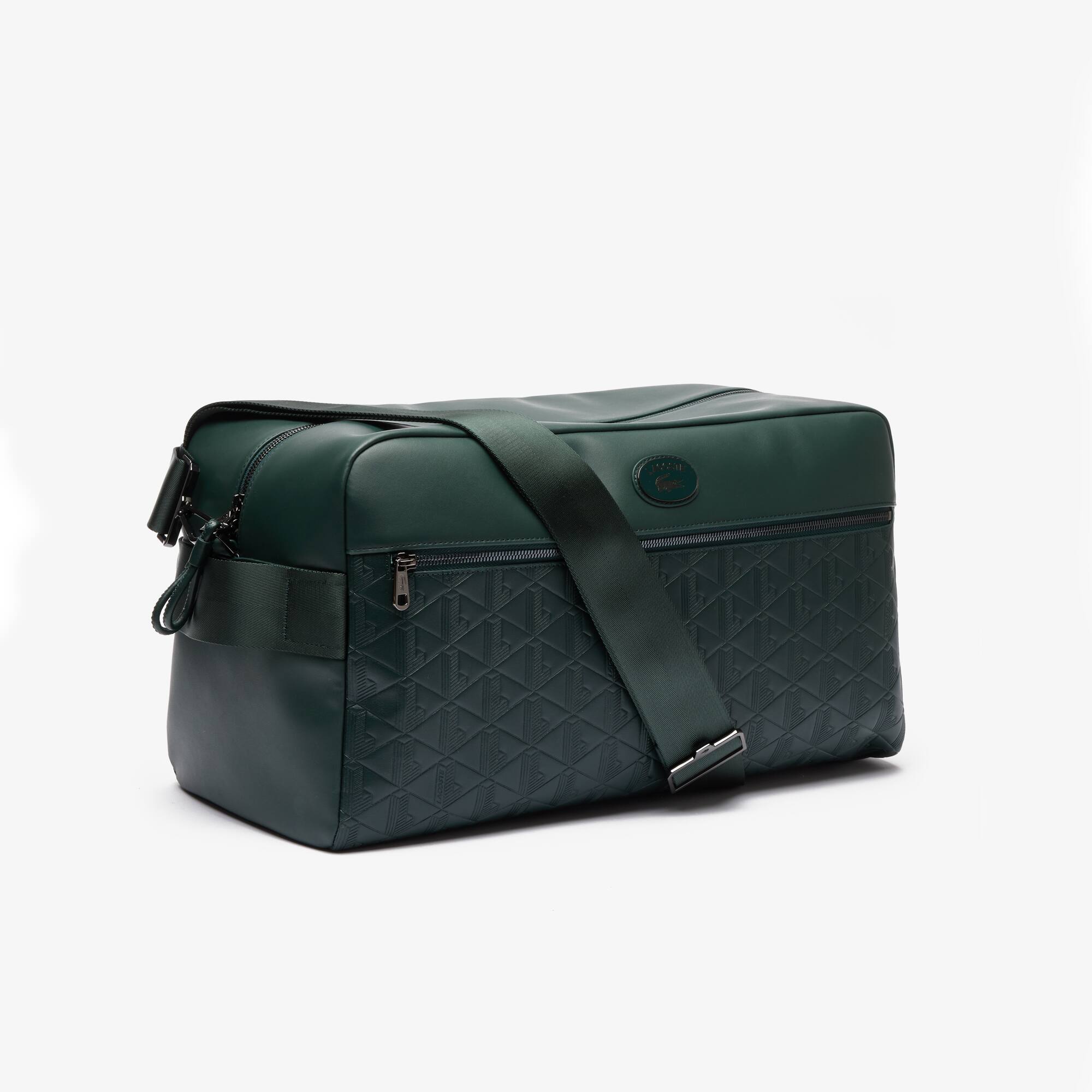 Weekendtasche mit Monogramm-Aufdruck Taschen - Grün - Lacoste - Herren
